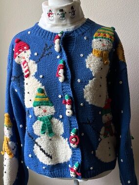 VINTAGE BELLE POINTE 2-PIECE SWEATER & TURTLENECK SET S & M